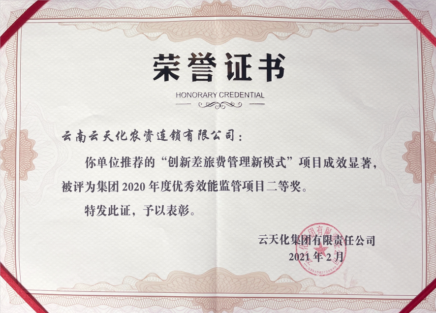 農(nóng)資-2020-集團(tuán)“優(yōu)秀效能監(jiān)察項(xiàng)目”...